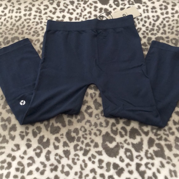 AVOCADO Seamless Capri Leggings in Blue Size M/L - Picture 5 of 13